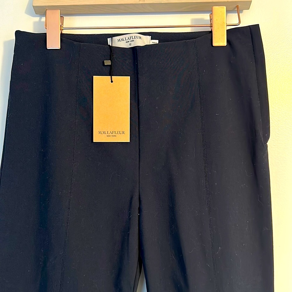 MM Lafleur Navy Foster pants, new with tags.  Size 10
